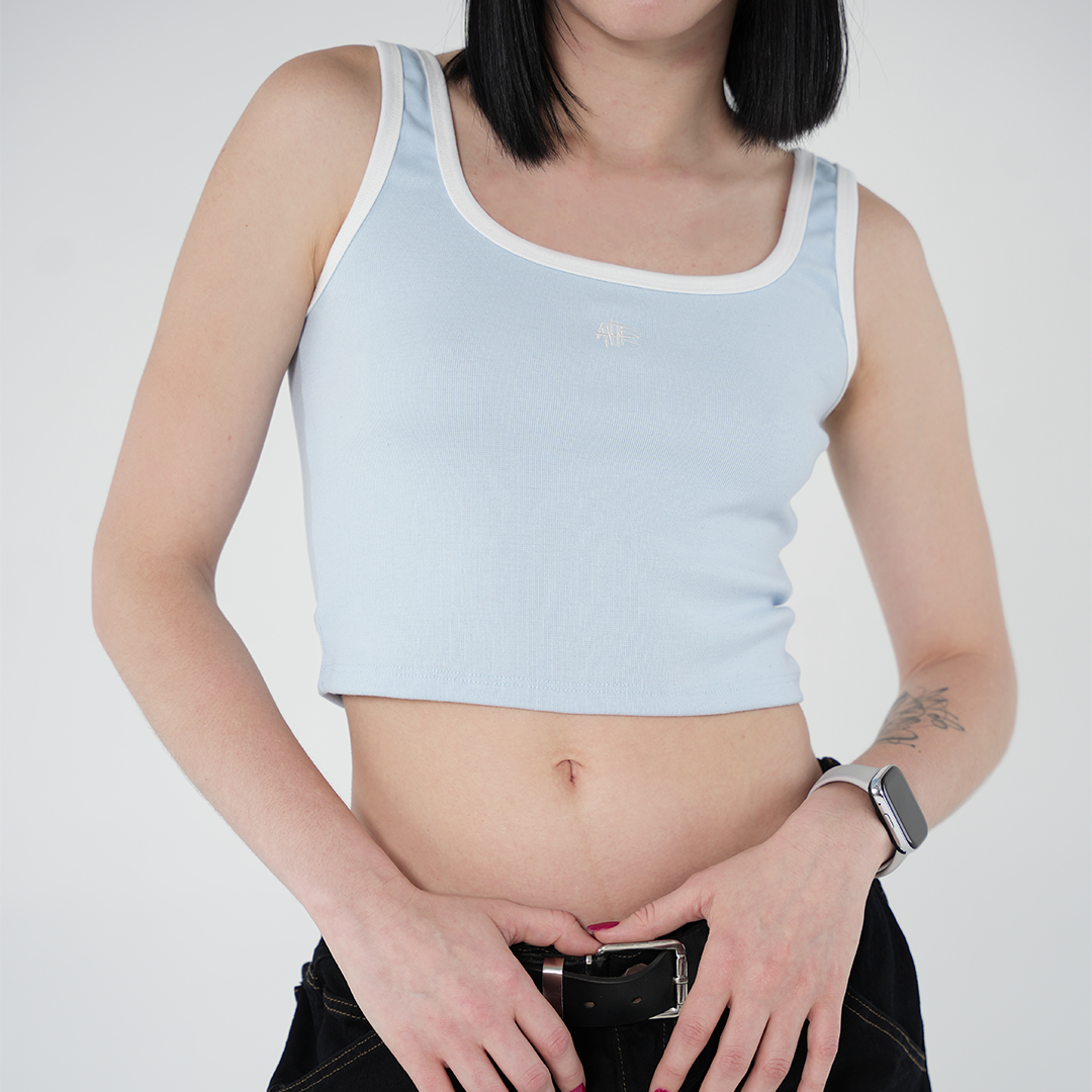 Top Color Azul Claro