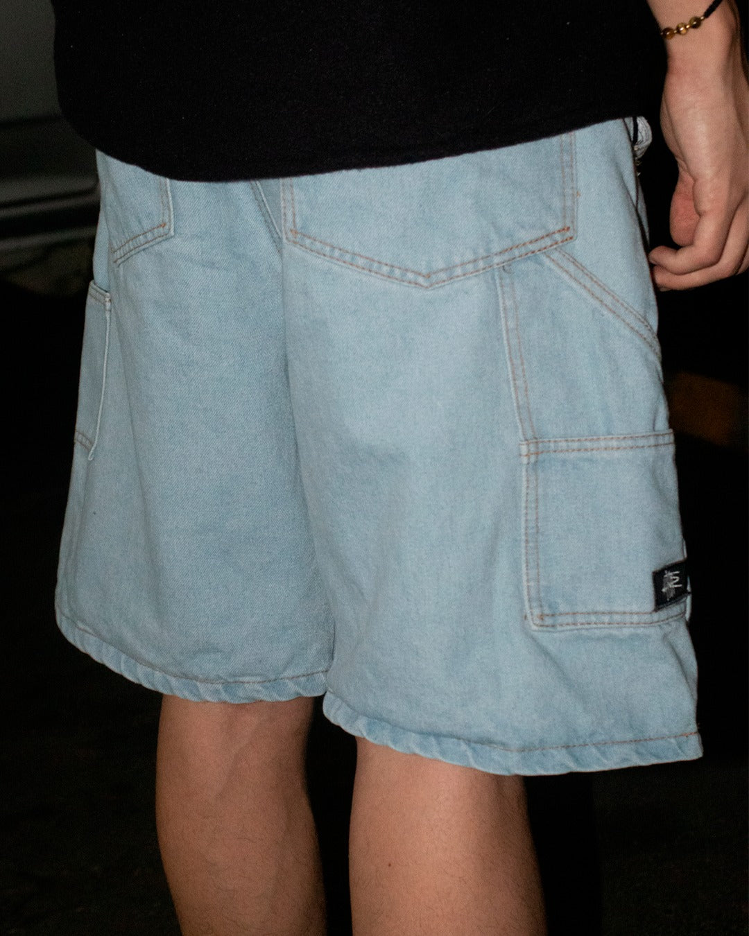 Bermuda Unisex Carpintera Azul Claro