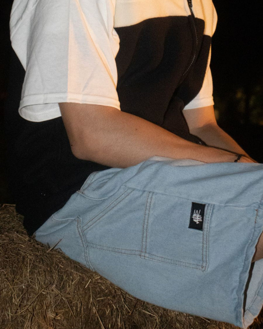 Bermuda Unisex Carpintera Azul Claro