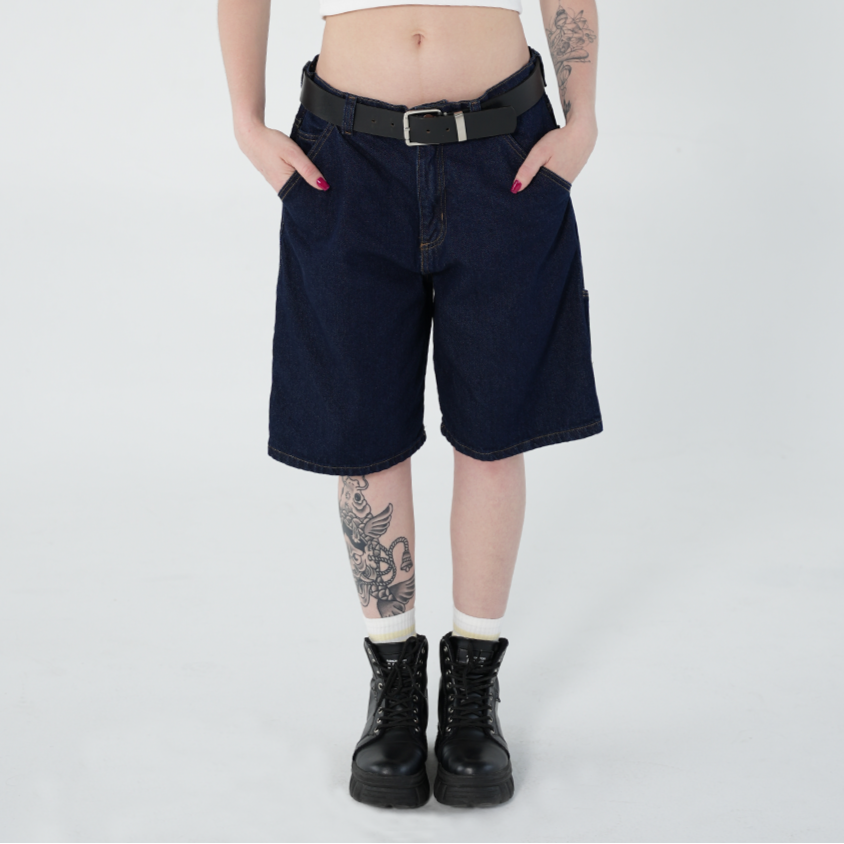 Bermuda Unisex Carpintera Azul Oscuro