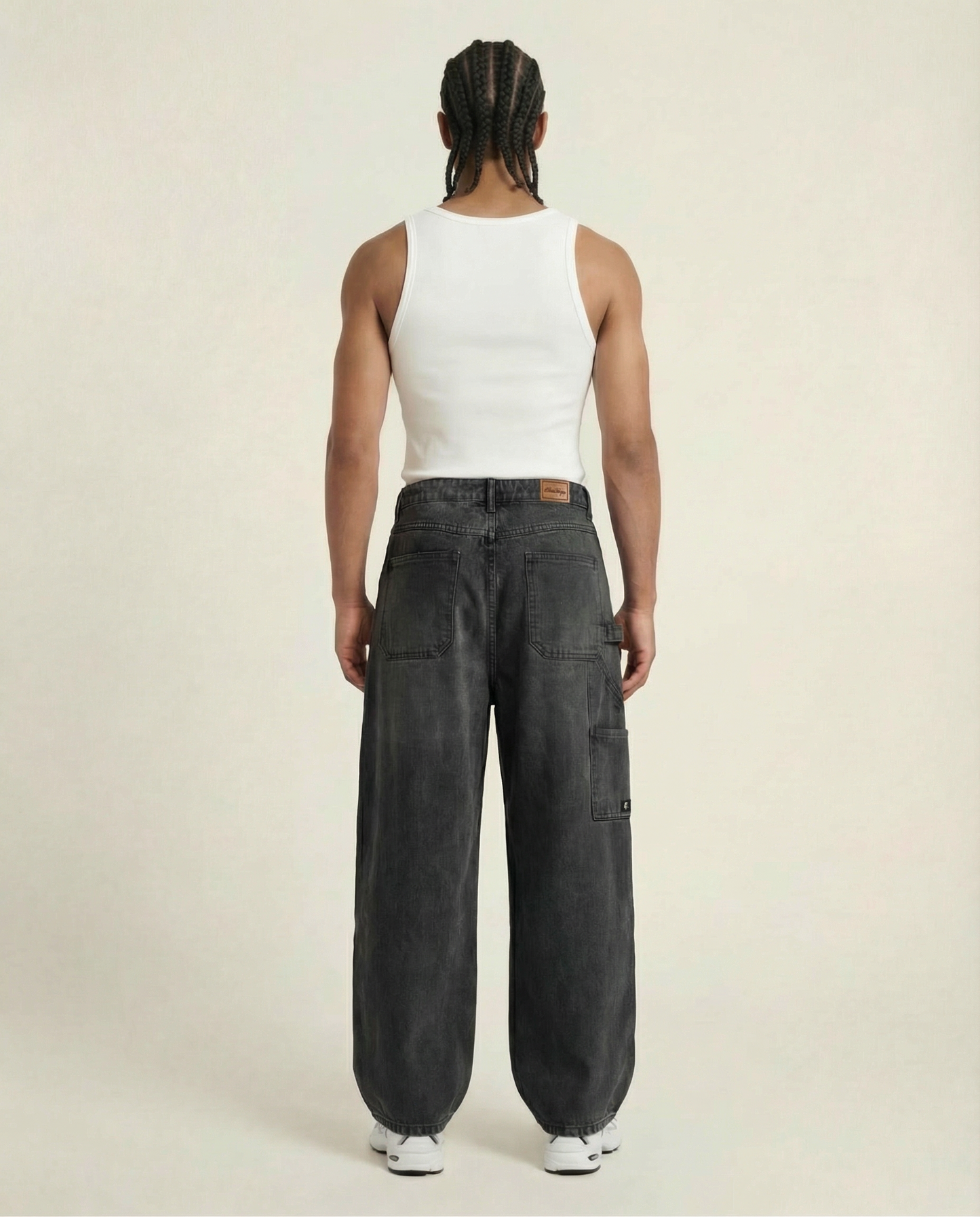 Baggy Jean Hombre Carpintero Gris