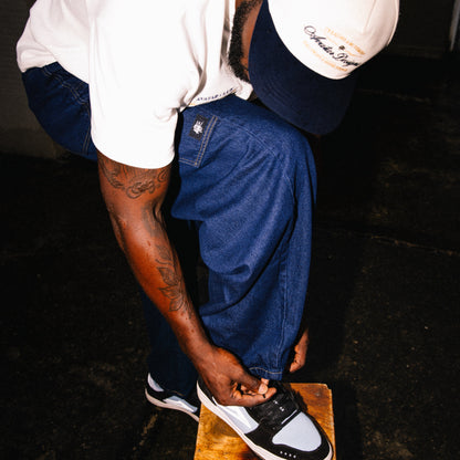 Baggy Jean Carpintero Azul Oscuro