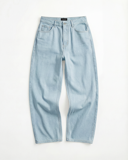 Baggy Jean Mujer Clásico Azul Claro