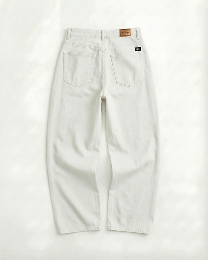 Baggy Dril Mujer Clásico Beige