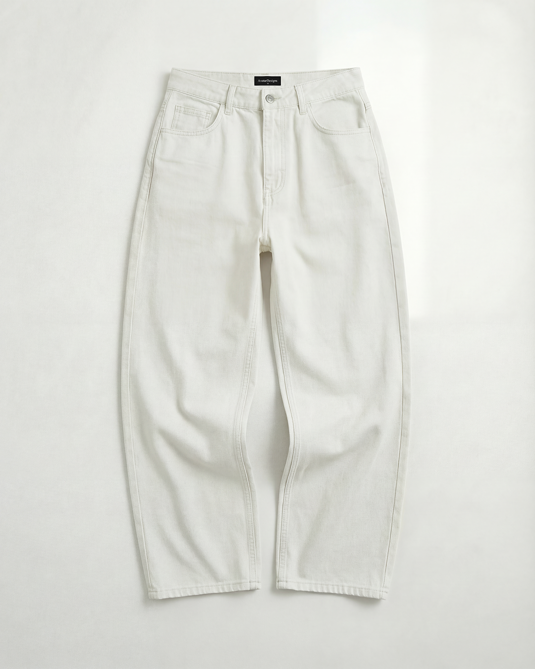 Baggy Dril Mujer Clásico Beige