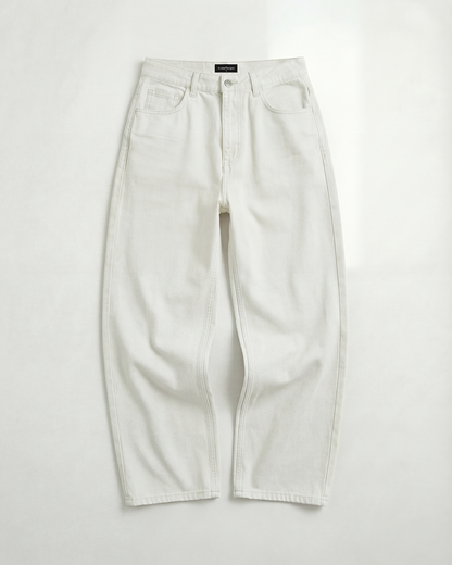 Baggy Dril Mujer Clásico Beige