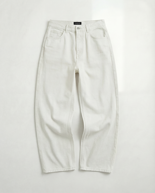 Baggy Dril Mujer Clásico Beige