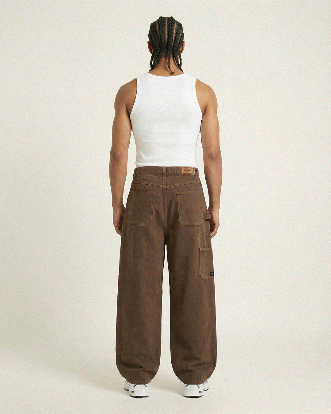 Baggy Dril Carpintero Café