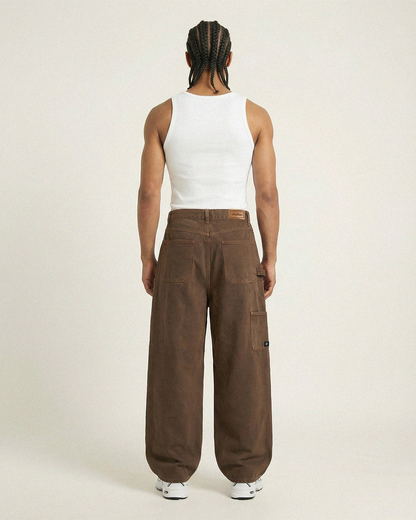 Baggy Dril Carpintero Café