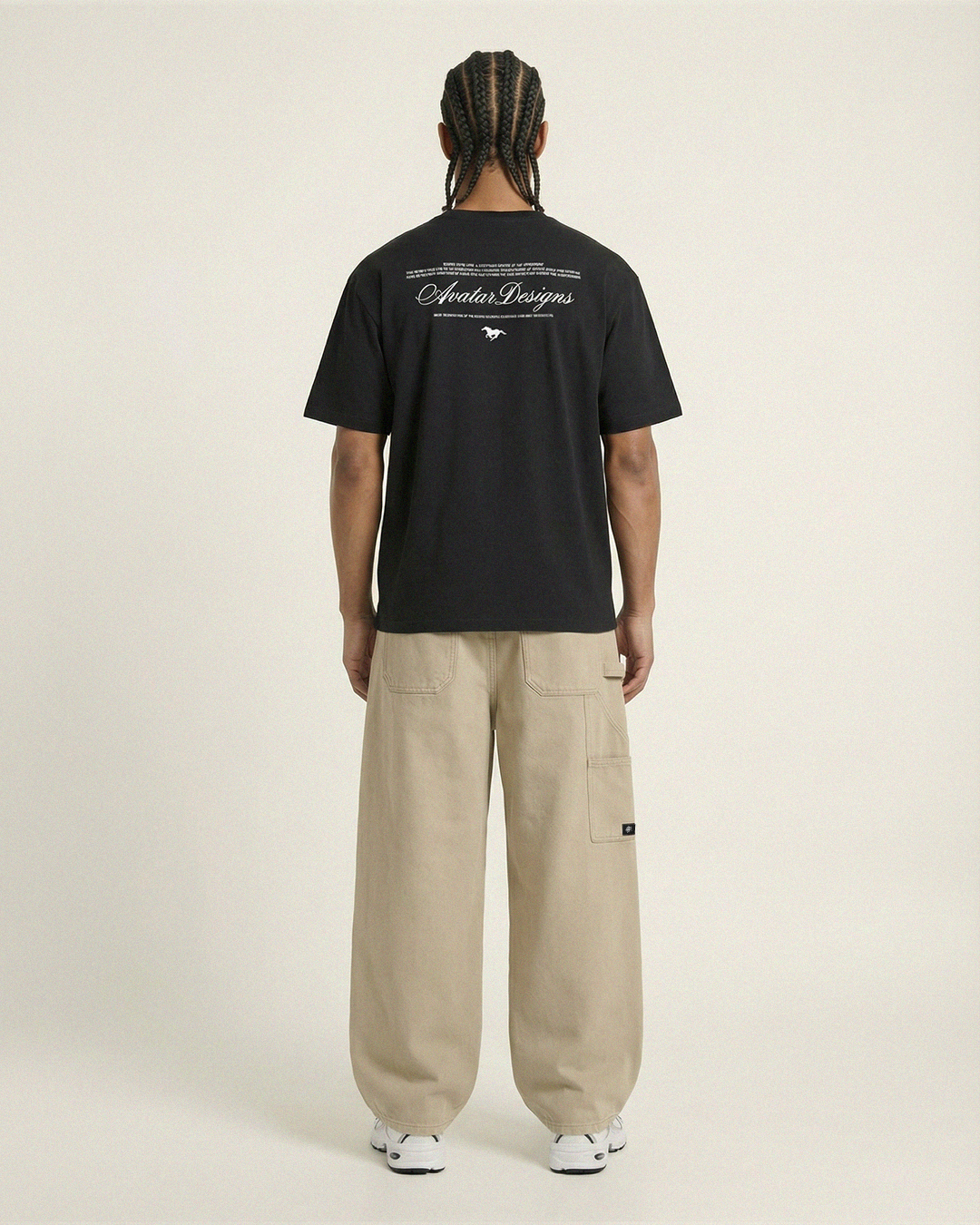 Baggy Dril Carpintero Beige