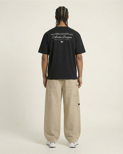 Baggy Dril Carpintero Beige