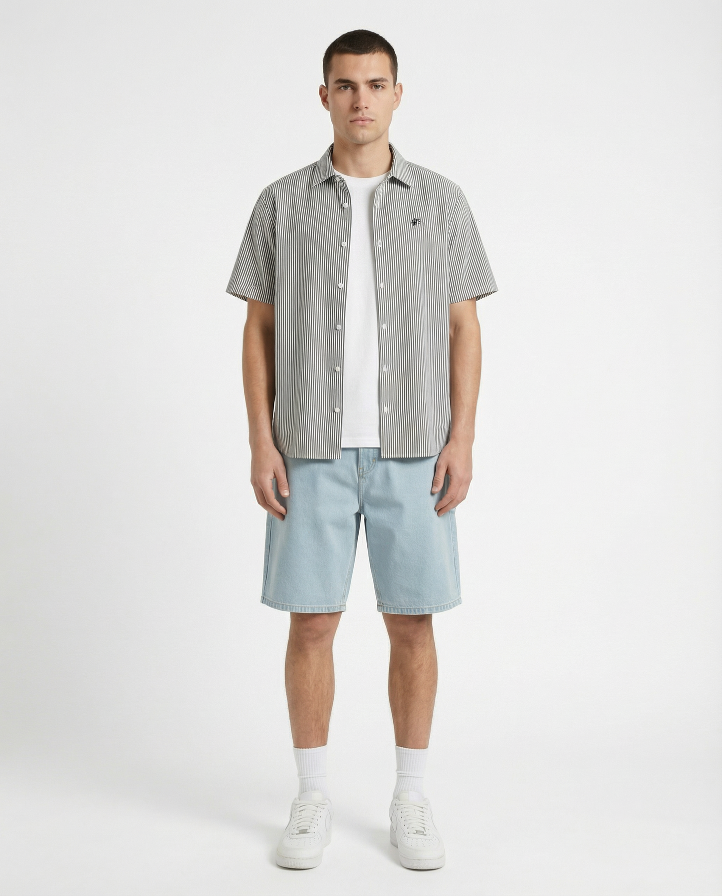 Bermuda Unisex Carpintera Azul Claro