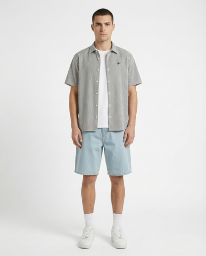 Bermuda Unisex Carpintera Azul Claro