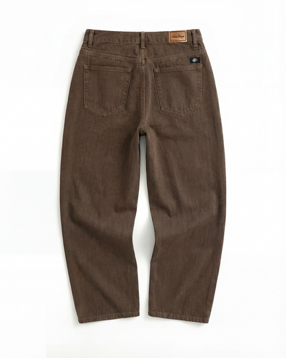 Baggy Dril Mujer Clásico Café