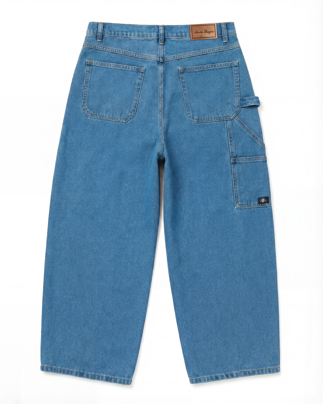 Baggy Jean Hombre Carpintero Azul Medio