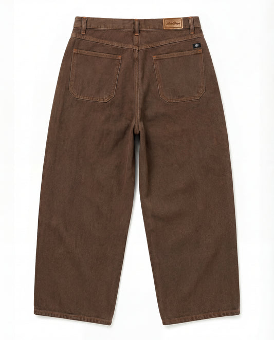 Baggy Dril Hombre Clásico Café