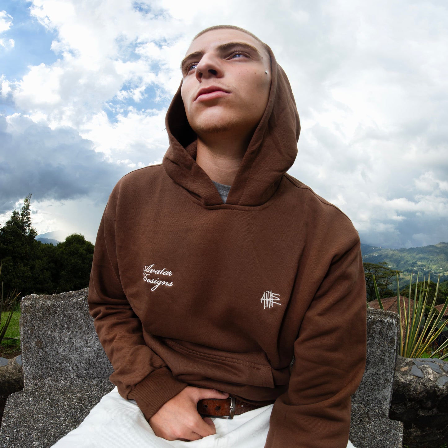 Hoodie Café AvatarDesigns Oversize
