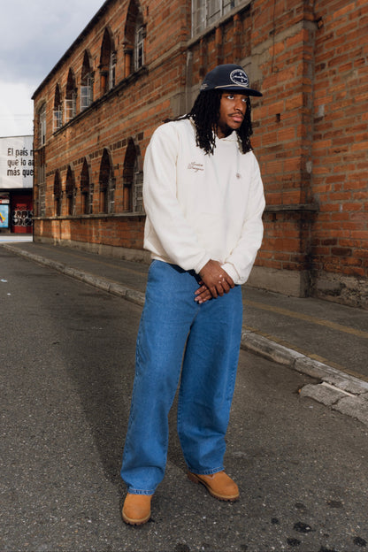 Baggy Jean Hombre Clásico Azul Medio
