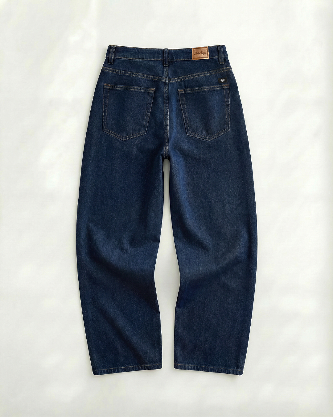 Baggy Jean Mujer Clásico Azul Oscuro