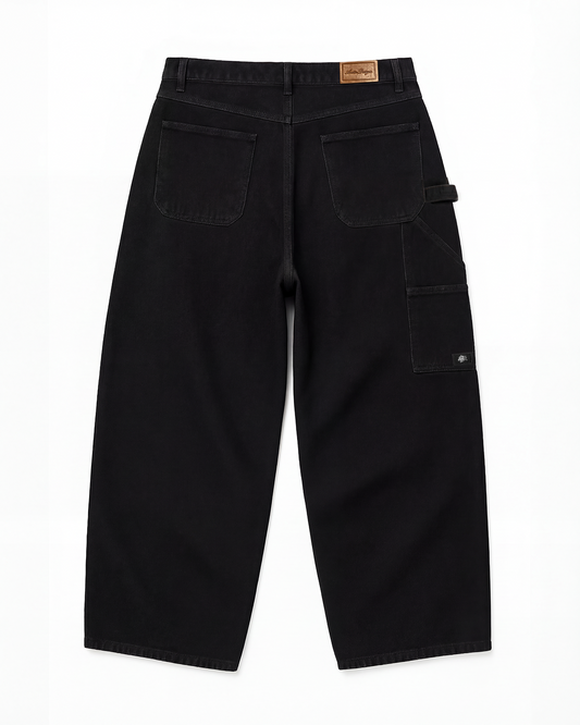 Baggy Jean Hombre Carpintero Negro