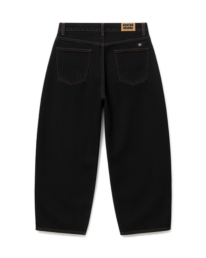 Baggy Jean Clásico Negro
