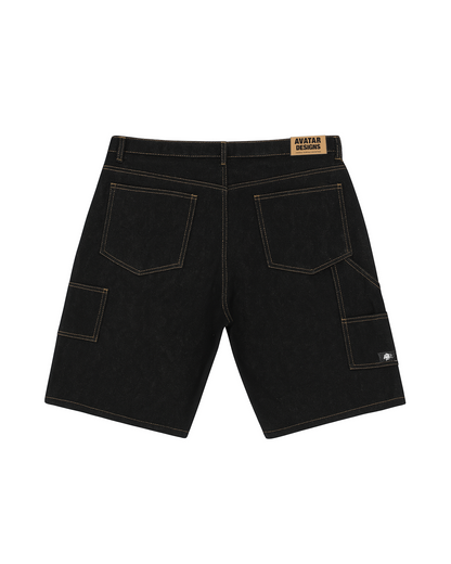 Bermuda Unisex Carpintera Negra