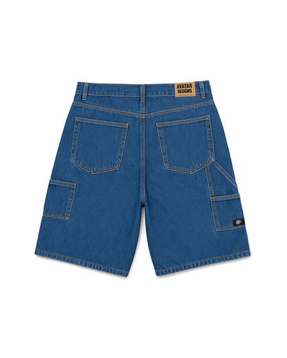 Bermuda Unisex Carpintera Azul Oscuro