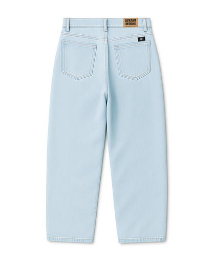 Baggy Jean Clásico Azul Claro
