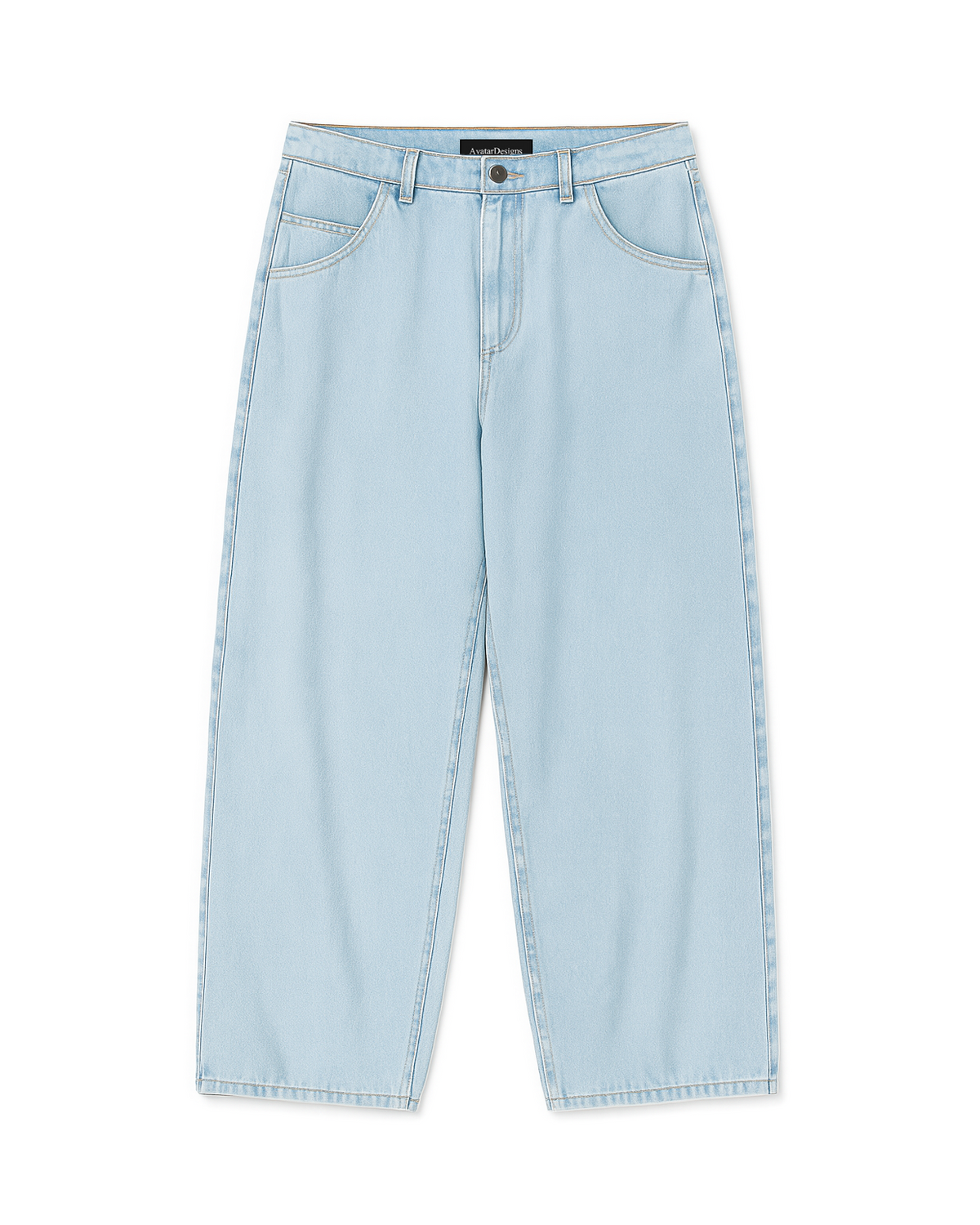 Baggy Jean Hombre Clásico Azul Claro