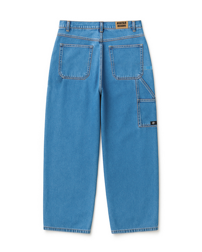 Baggy Jean Carpintero Azul Medio