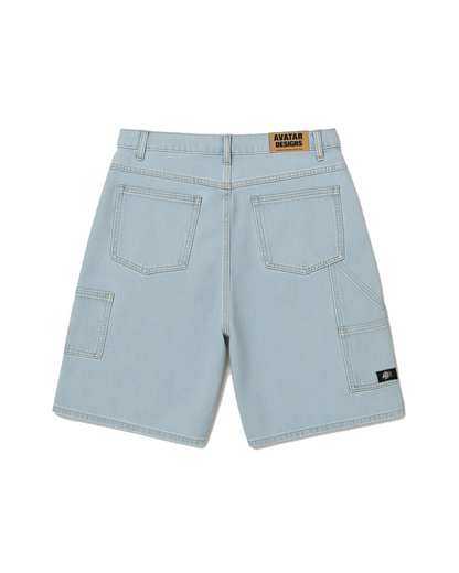 Bermuda Unisex Carpintera Azul Claro