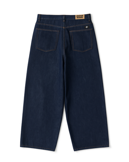 Baggy Jean Clásico Azul Oscuro