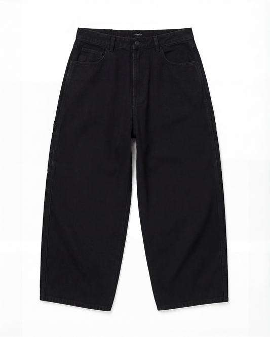 Baggy Jean Hombre Carpintero Negro