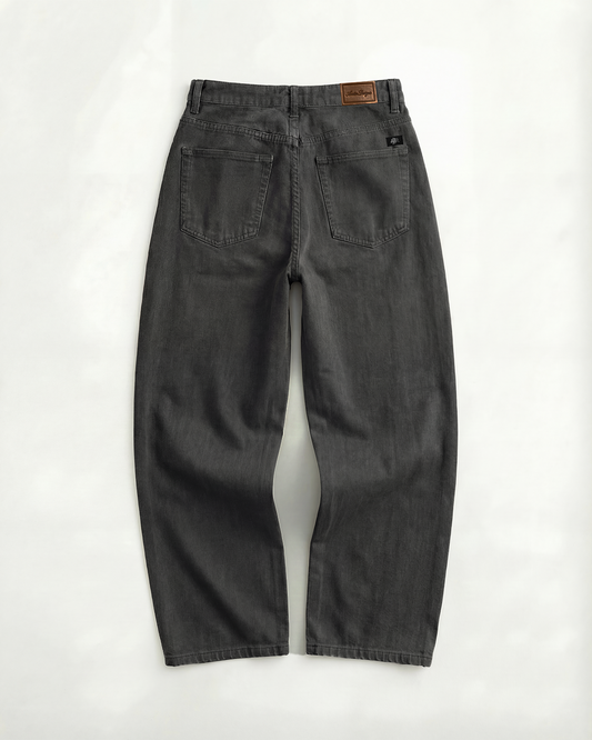 Baggy Jean Mujer Clásico Gris