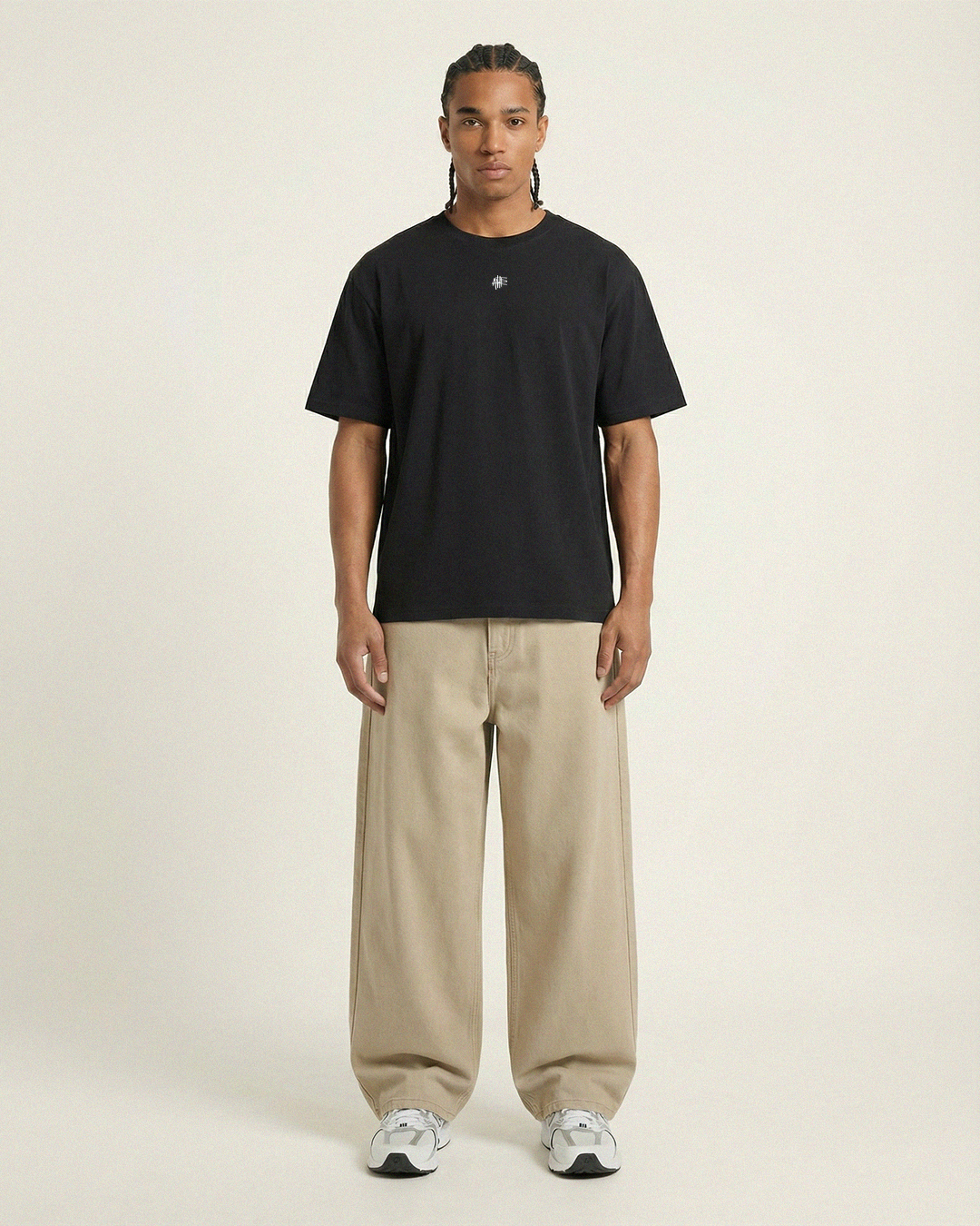 Baggy Dril Carpintero Beige