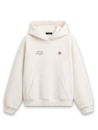 Hoodie Beige AvatarDesigns Oversize