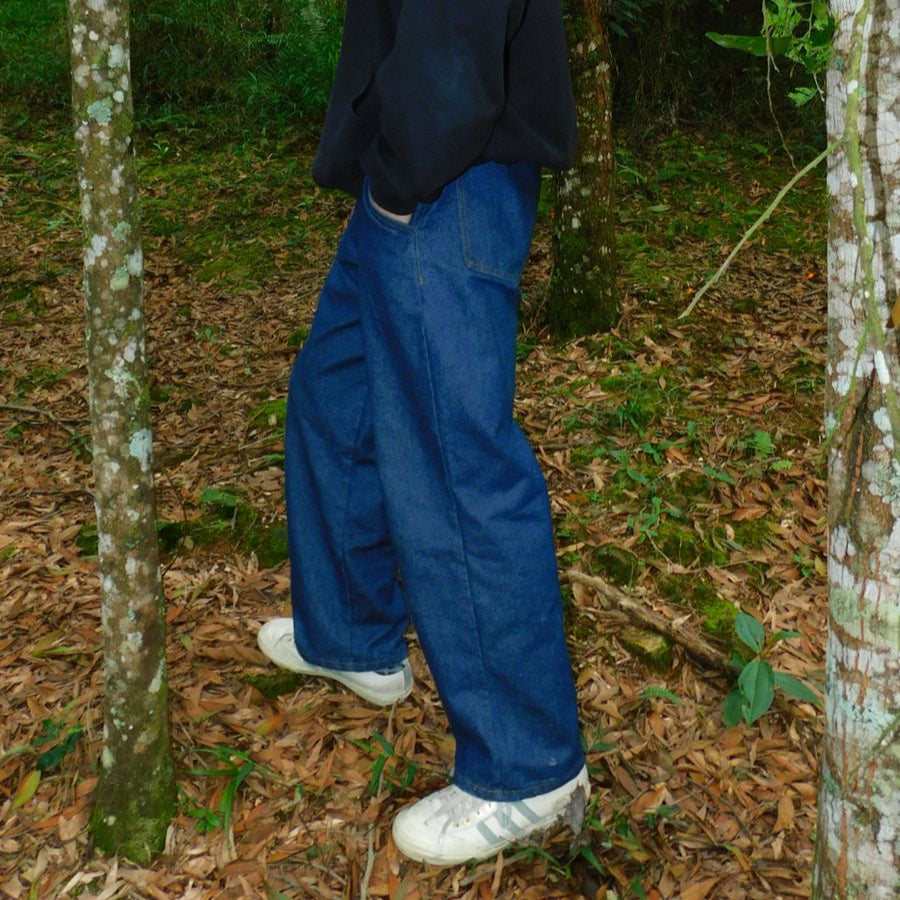 Baggy Jean Hombre Clásico Azul Oscuro
