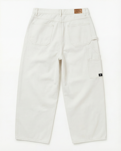 Baggy Dril Hombre Carpintero Beige