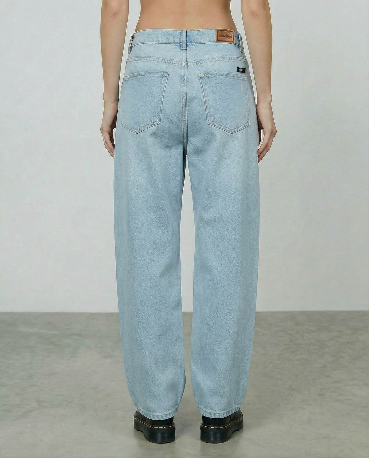 Baggy Jean Mujer Clásico Azul Claro