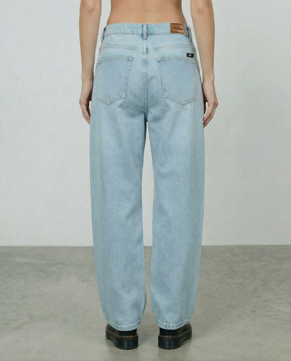 Baggy Jean Mujer Clásico Azul Claro