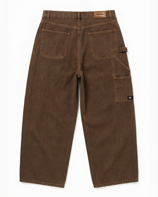 Baggy Dril Carpintero Café