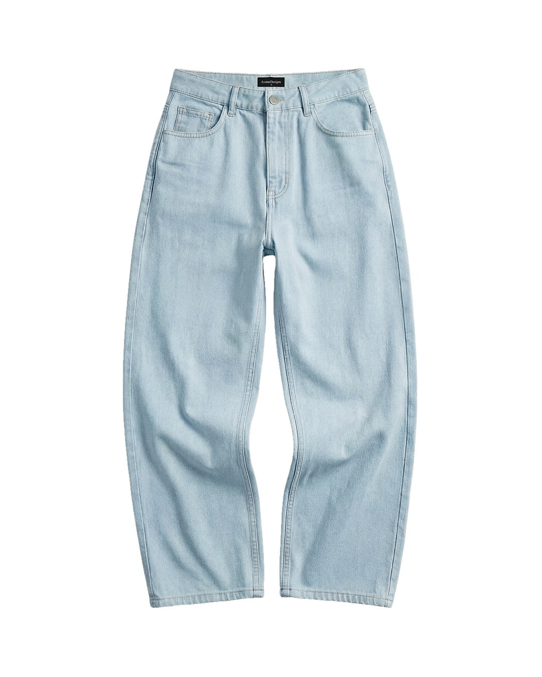 Baggy Jean Mujer Clásico Azul Claro