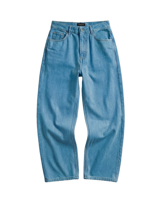 Baggy Jean Mujer Clásico Azul Medio