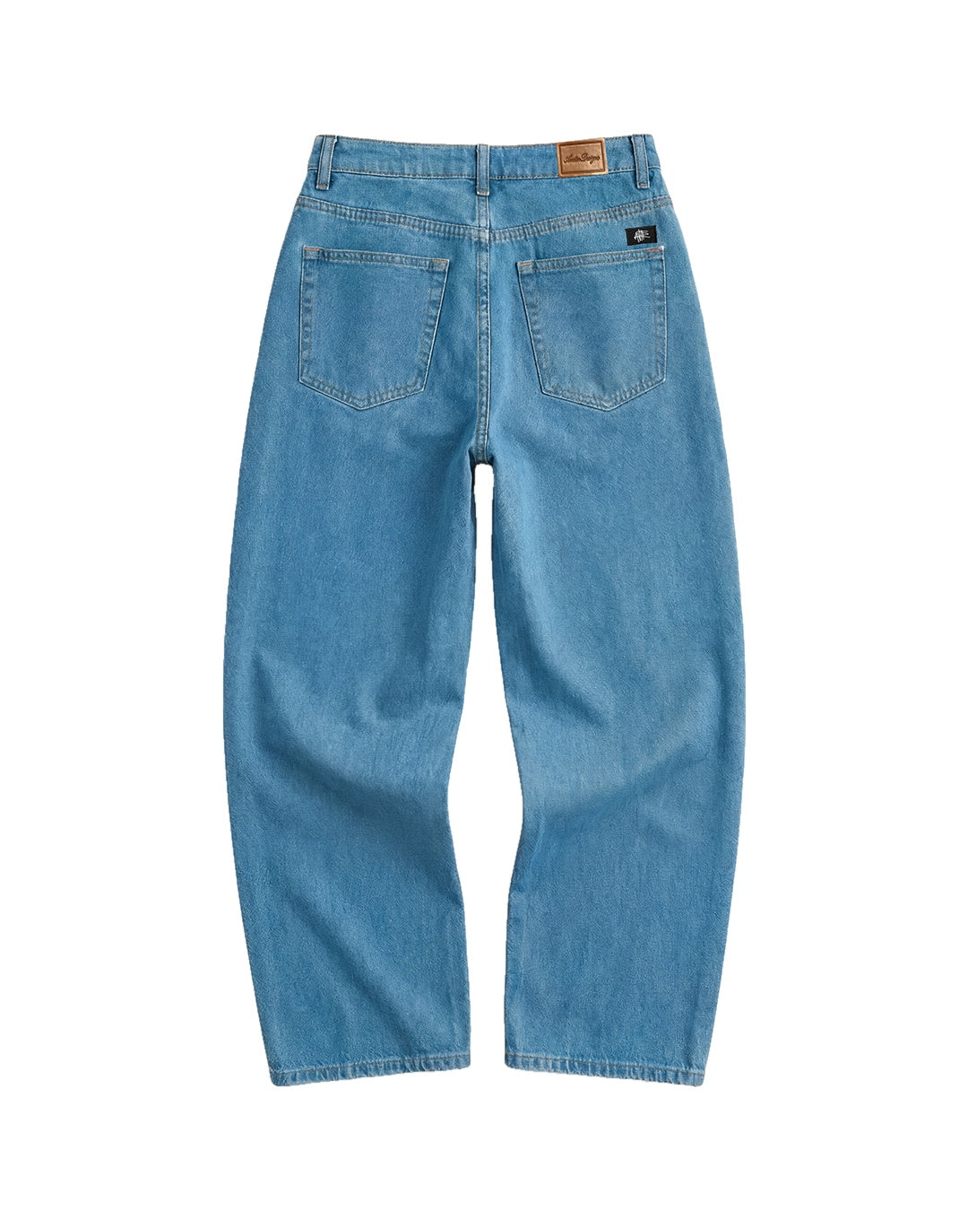 Baggy Jean Mujer Clásico Azul Medio