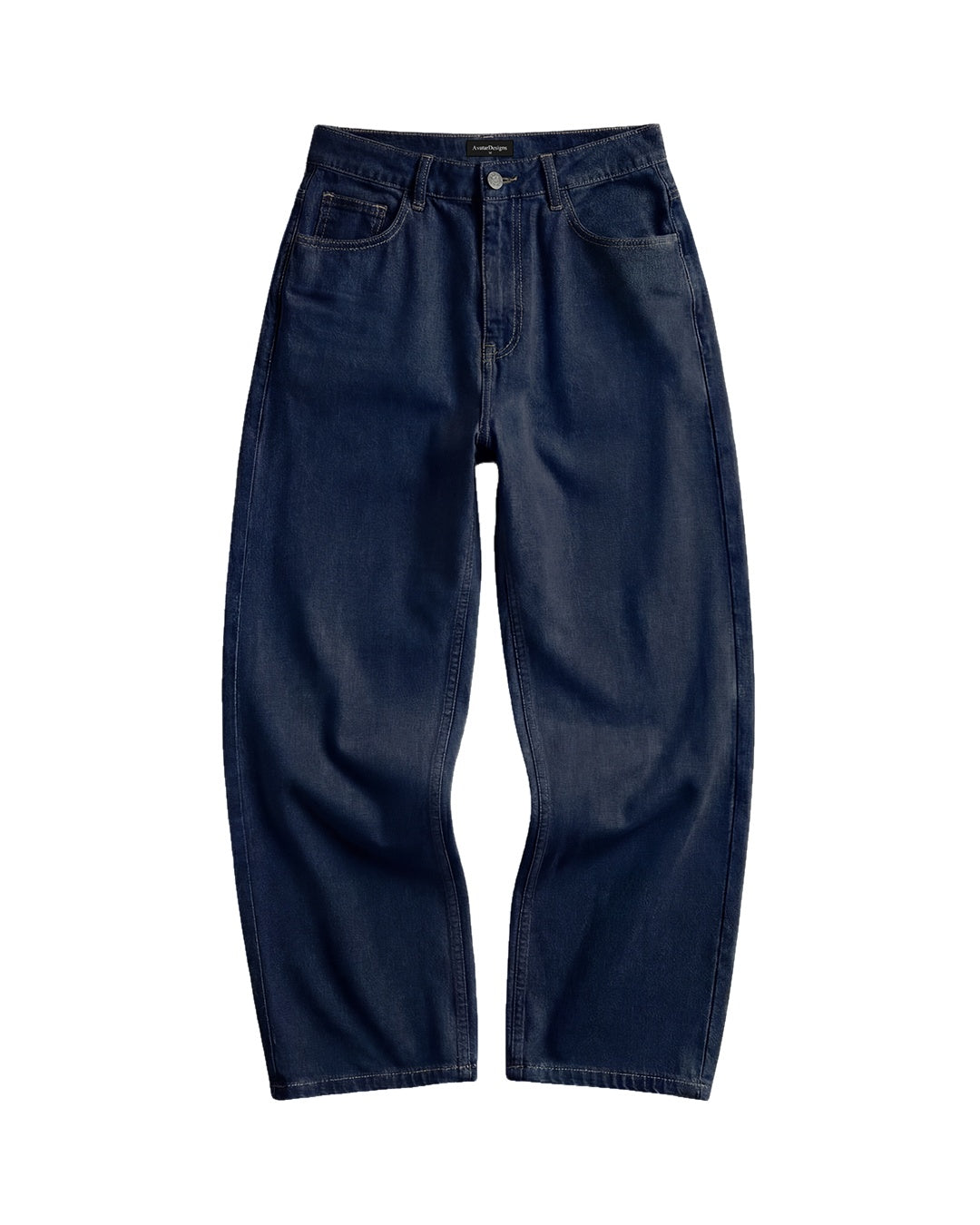 Baggy Jean Mujer Clásico Azul Oscuro