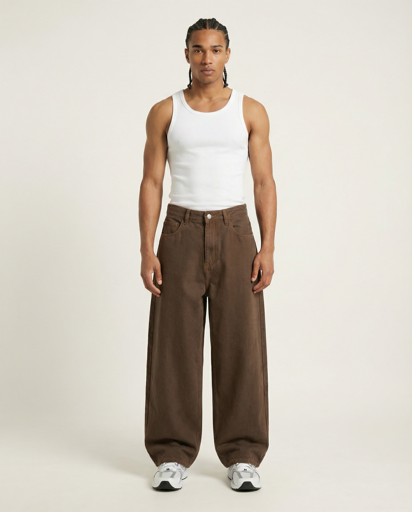 Baggy Dril Carpintero Café