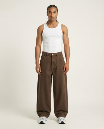 Baggy Dril Carpintero Café