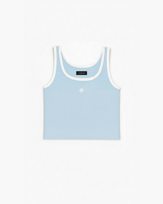 Top Color Azul Claro